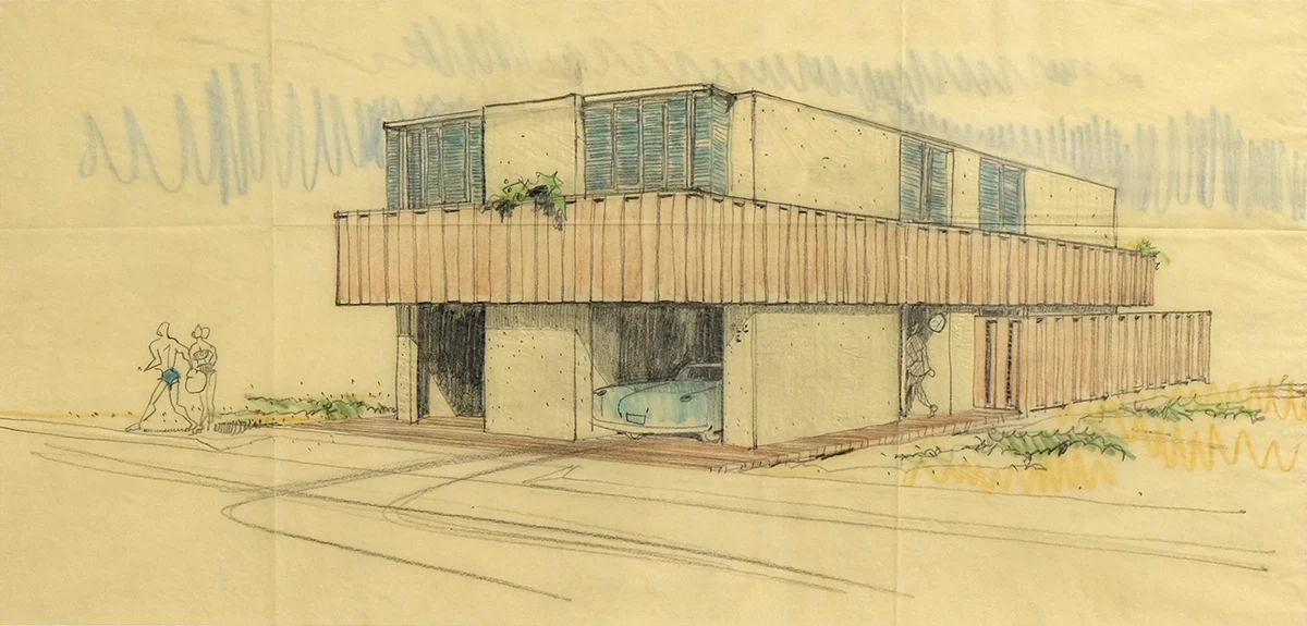 Architectural Rendering of Seaside House - Image 2