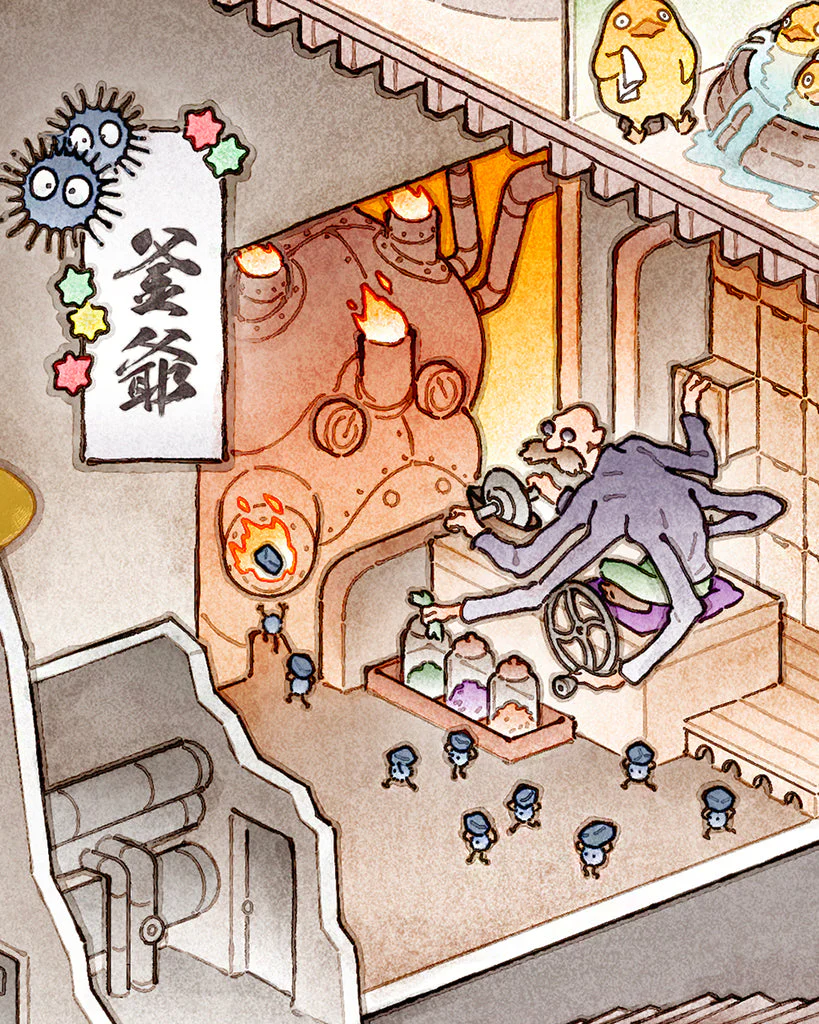 Bath House of the Gods (Spirited Away) - Image 6