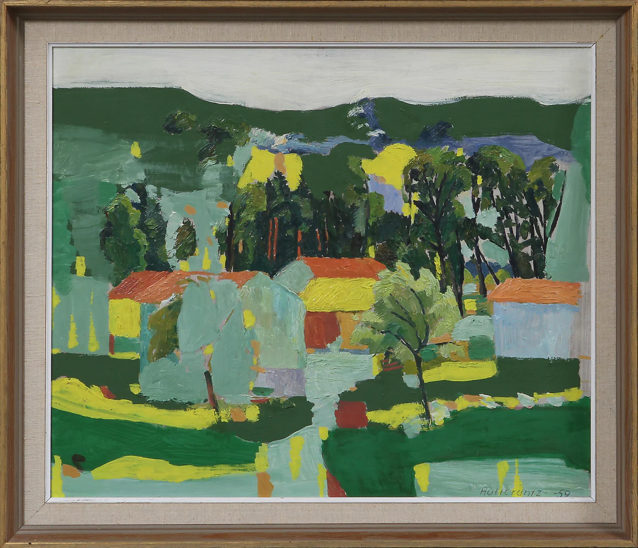 Cityscape with Trees