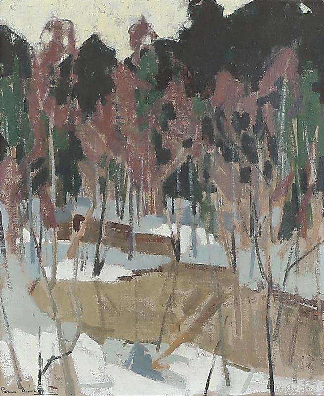 'Early Spring Landscape' by Paavo Airola - Image 2