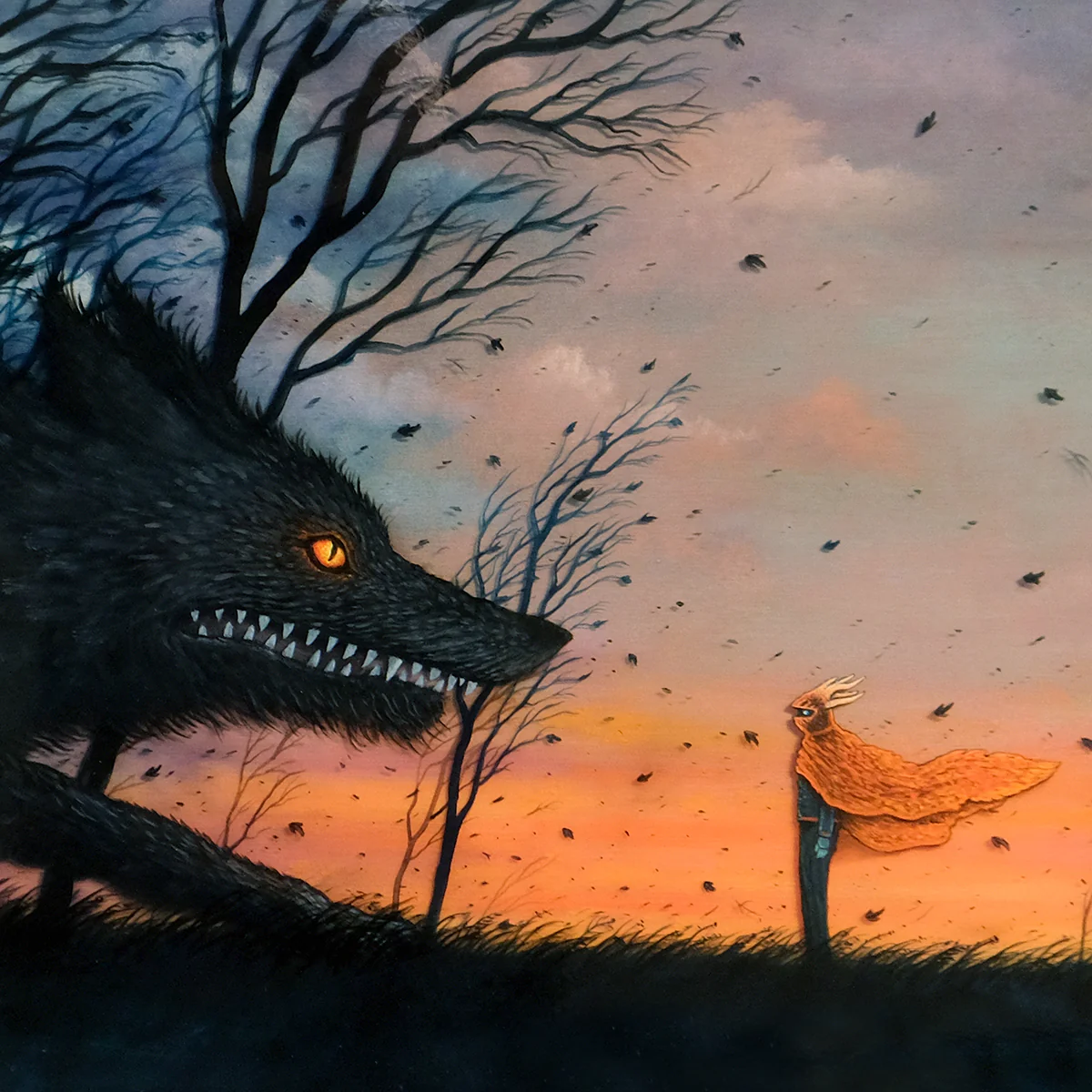 Face The Darkness (Original Painting) - Image 2