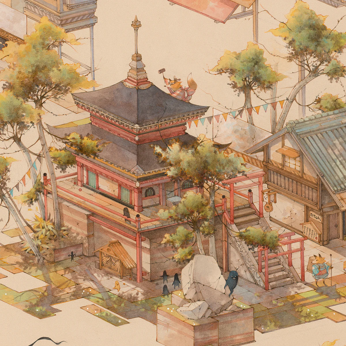 Fox Haven (deluxe hand embellished edition) - SOLD OUT! - Image 3