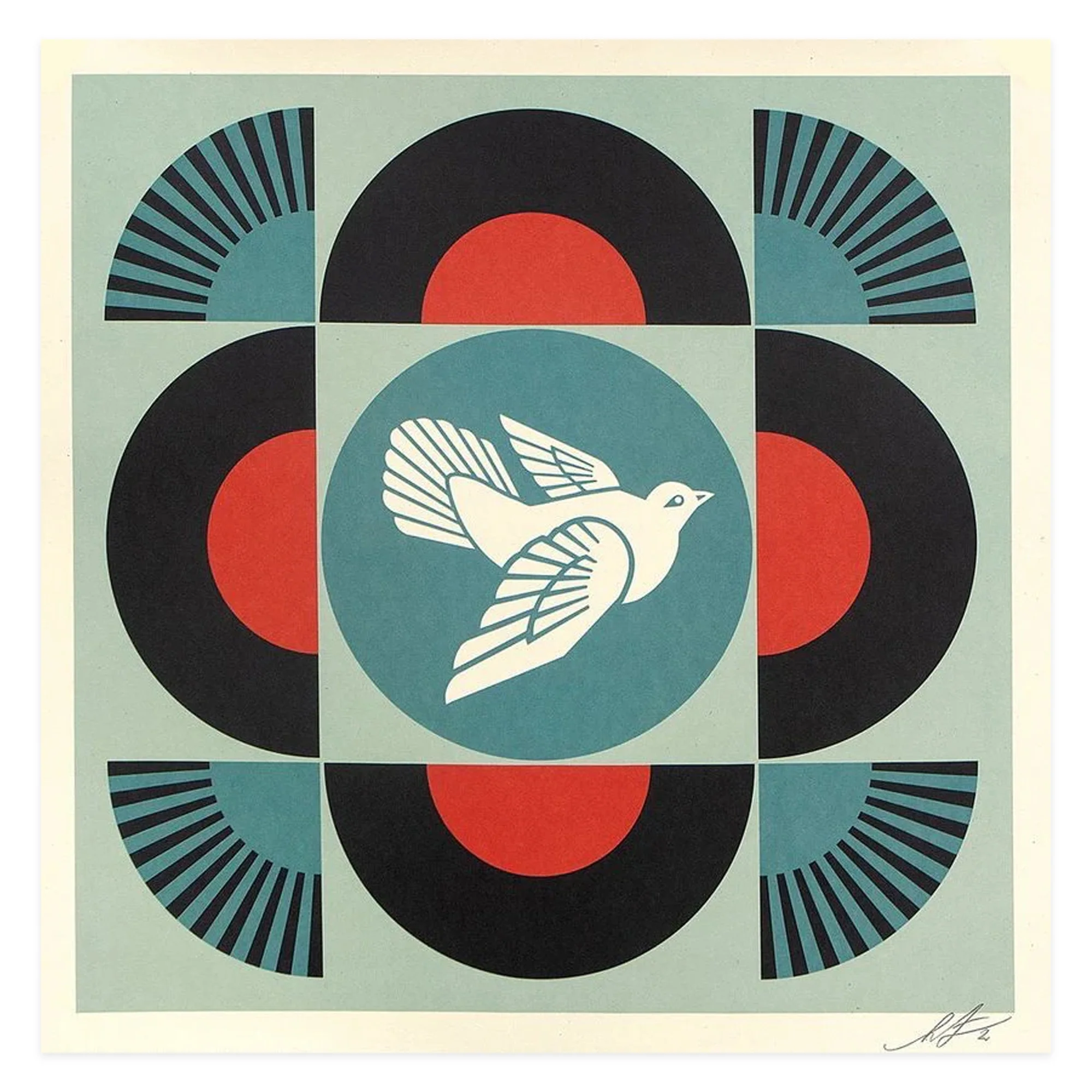 Geometric Dove (set of 3 prints) - Image 2