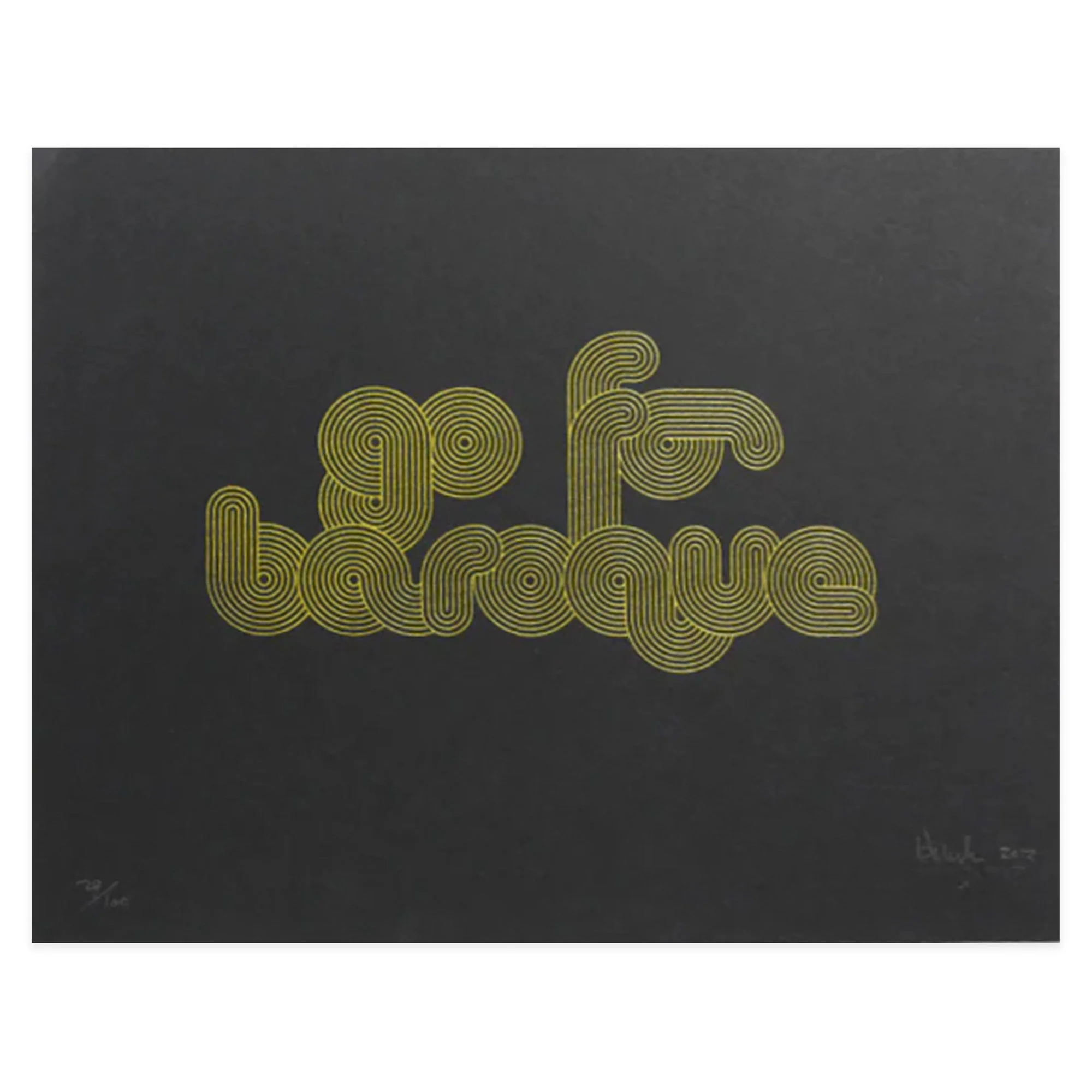 Go For Baroque - Charcoal