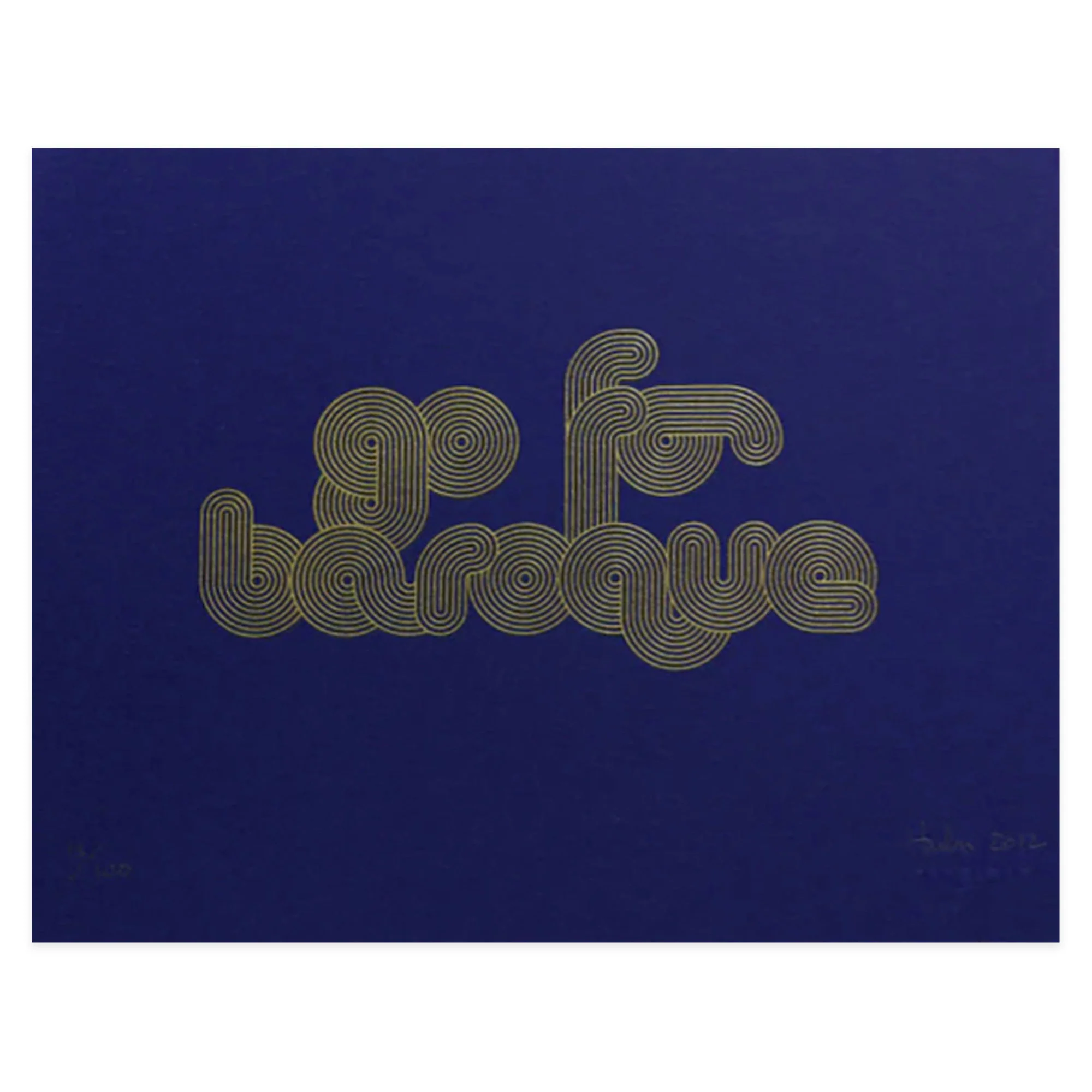 Go For Baroque - Indigo