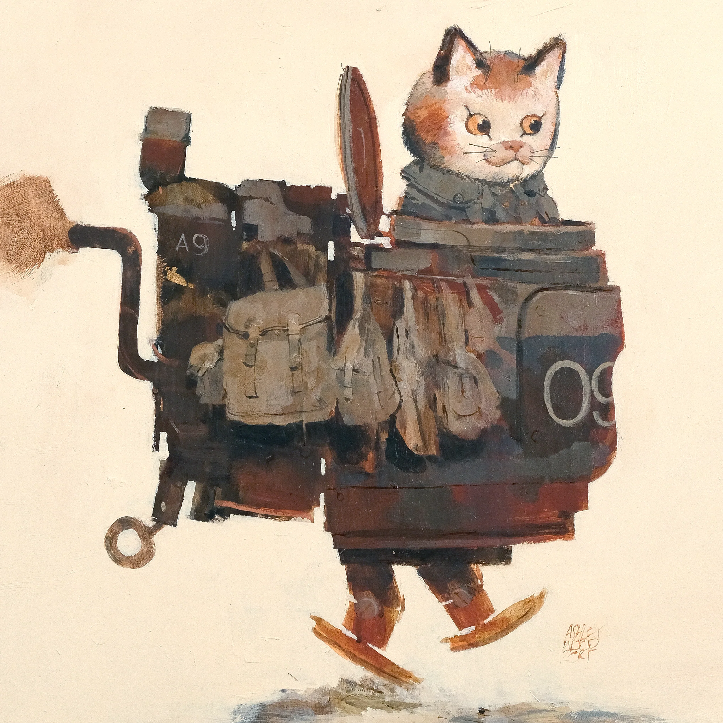 Homage to Richard Scarry 3, The sandwich eater - Image 3