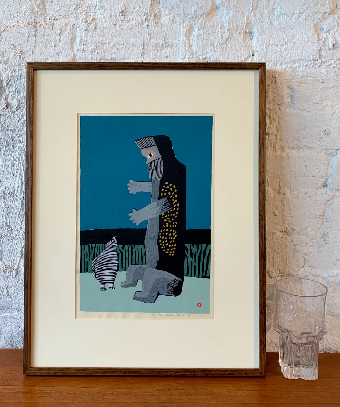 'Mountaineer and Bird' by Umetaro Azechi - Image 5