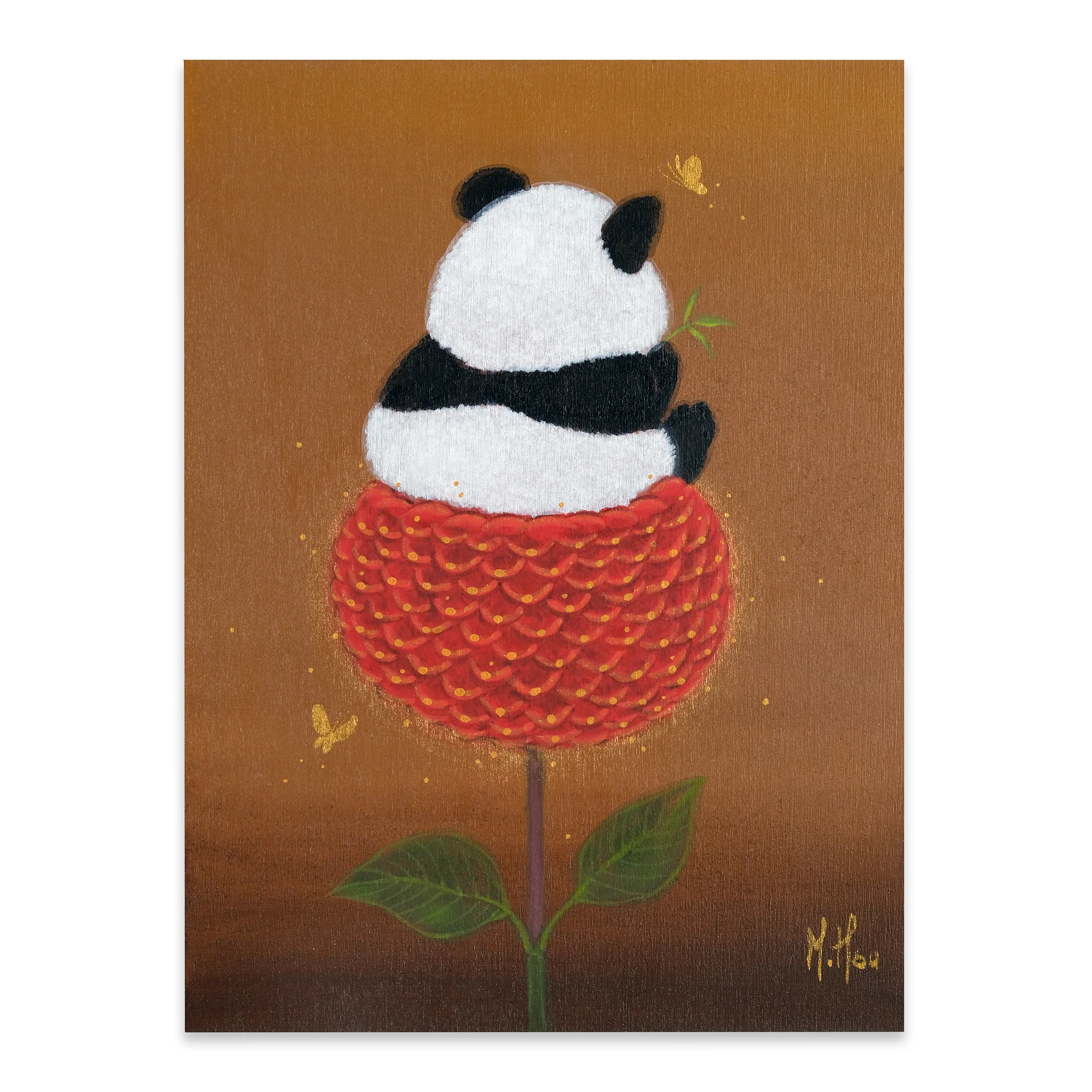 Panda and Dahlia