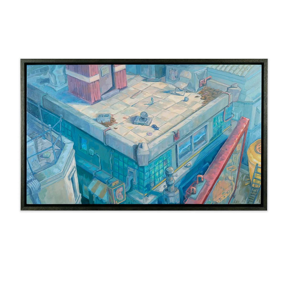 Playstation Left On Rooftop