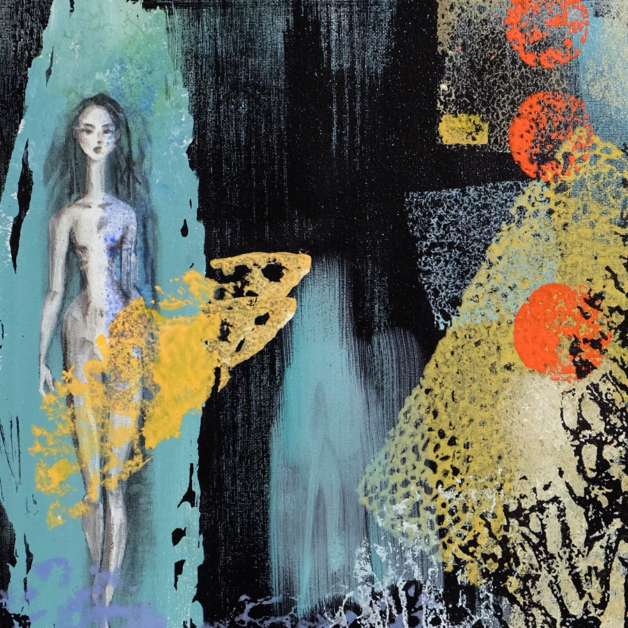Rebirth (original painting) - Image 2