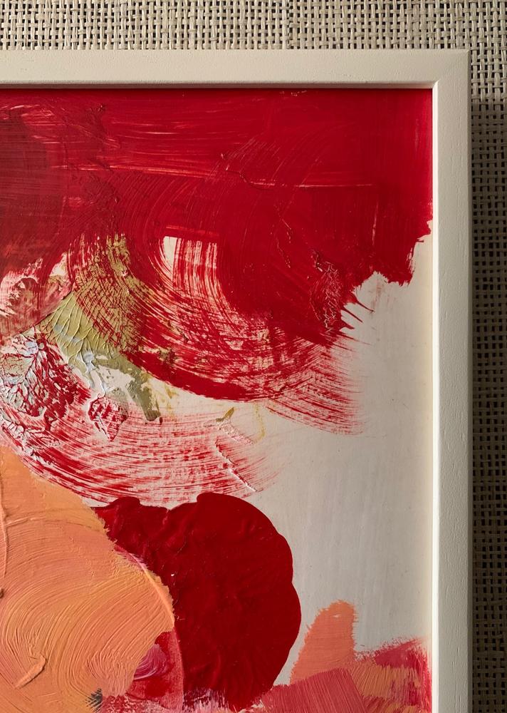 'Red and Pink Abstract' by Hans Osswald - Image 3