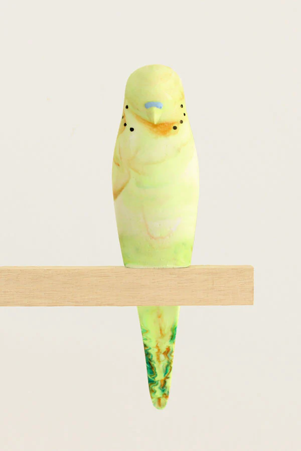 Resin Budgerigar - 'Prism'