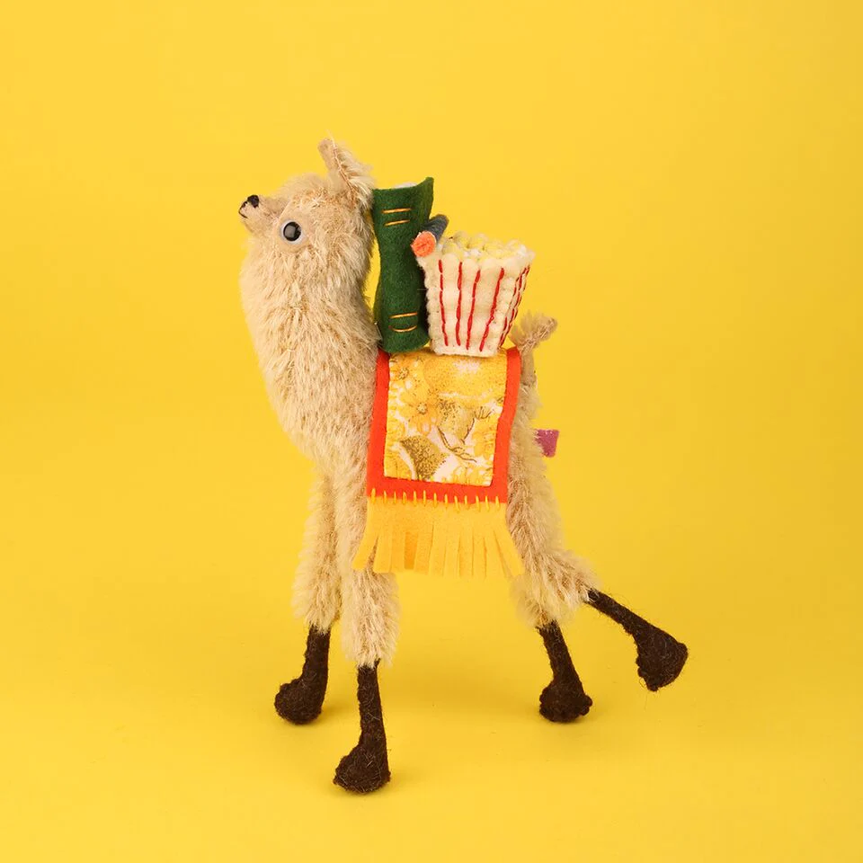 Snack + Sketch / Popcorn Alpaca