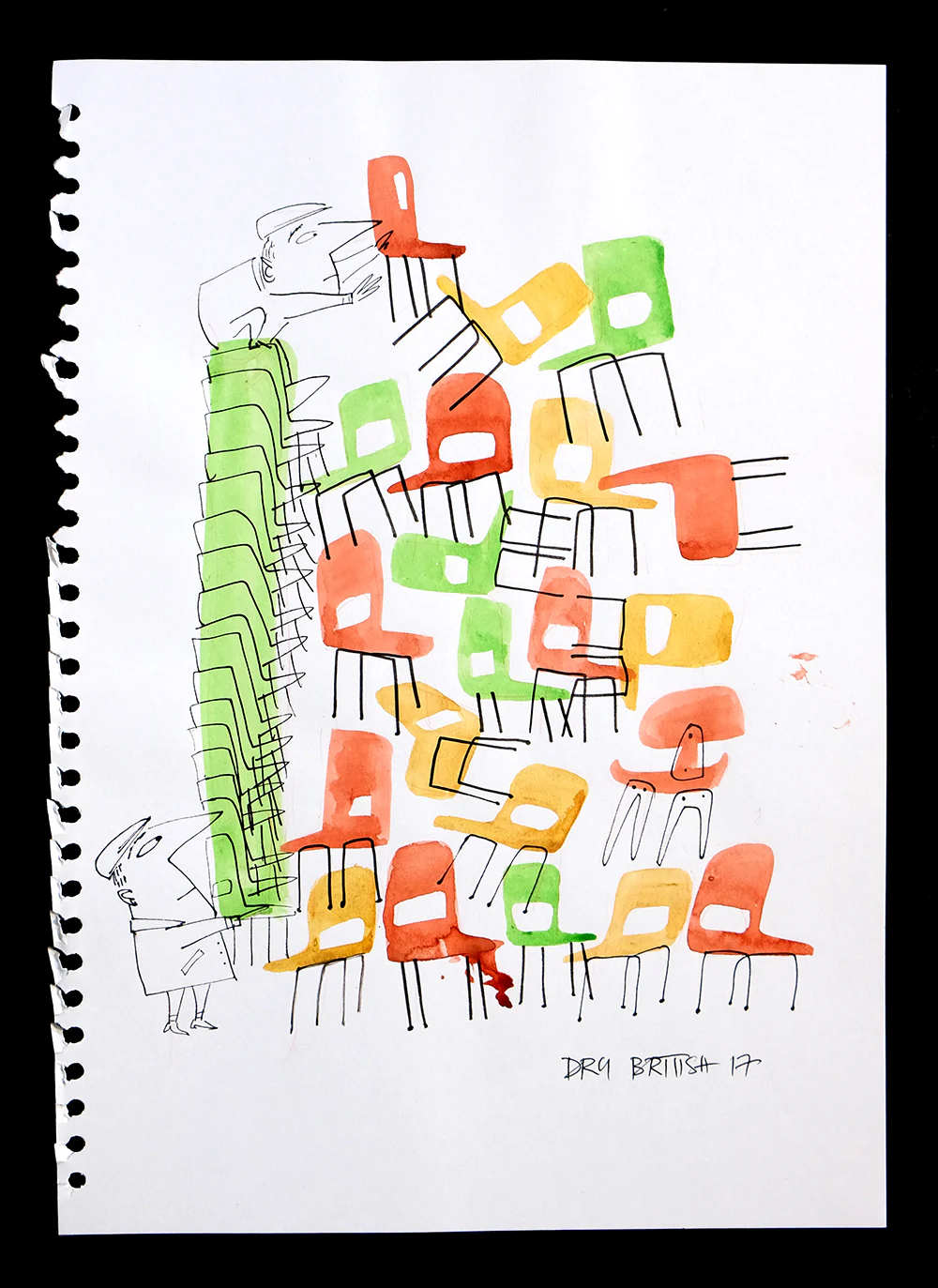 Stacking Chairs no.1