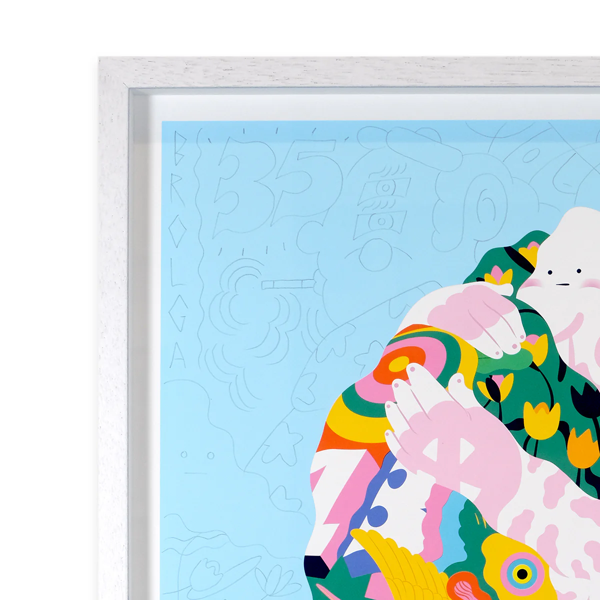 The Embrace (Embellished Print) - Image 3