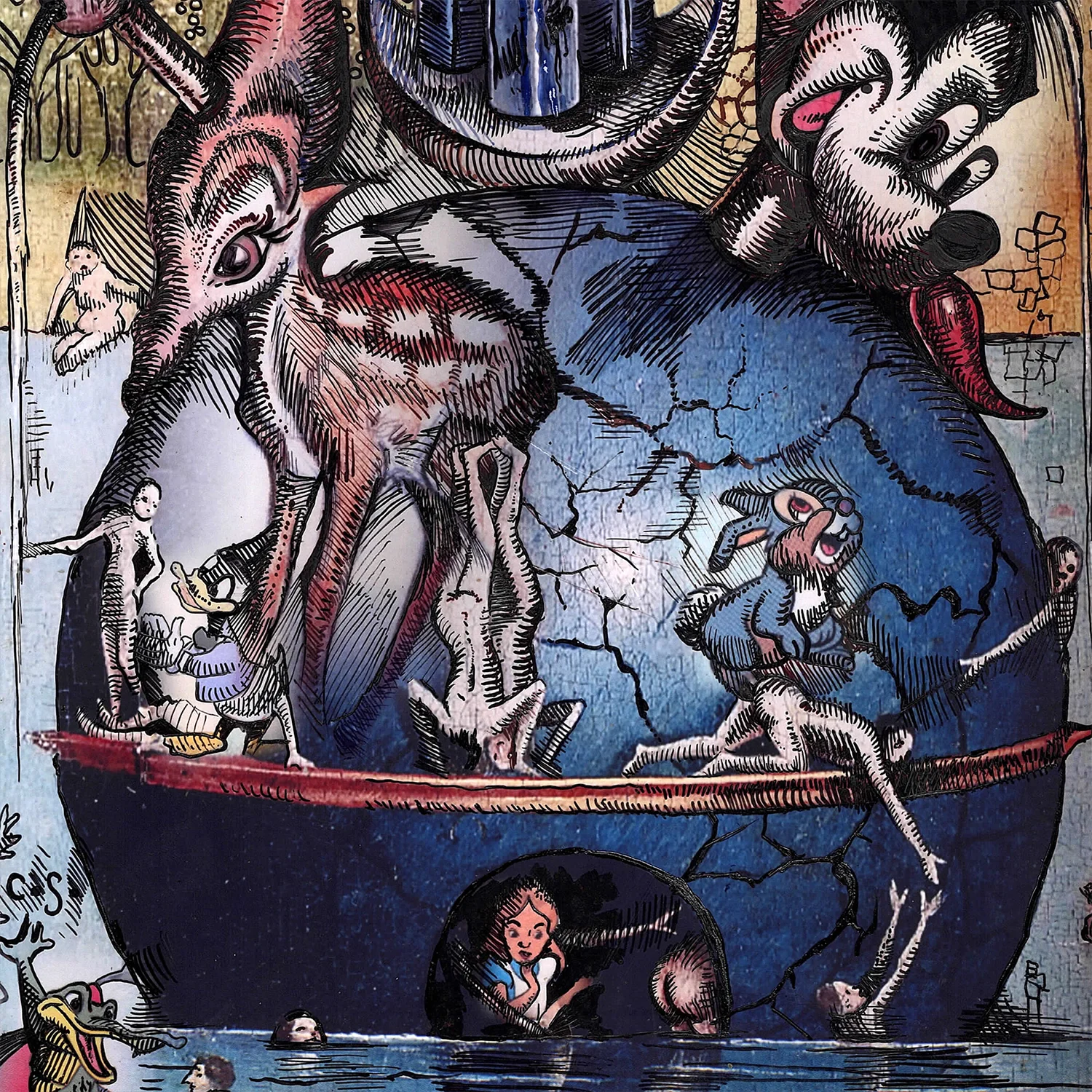The Garden of Disney Delights - by Hieronymouse Bosch - Image 2