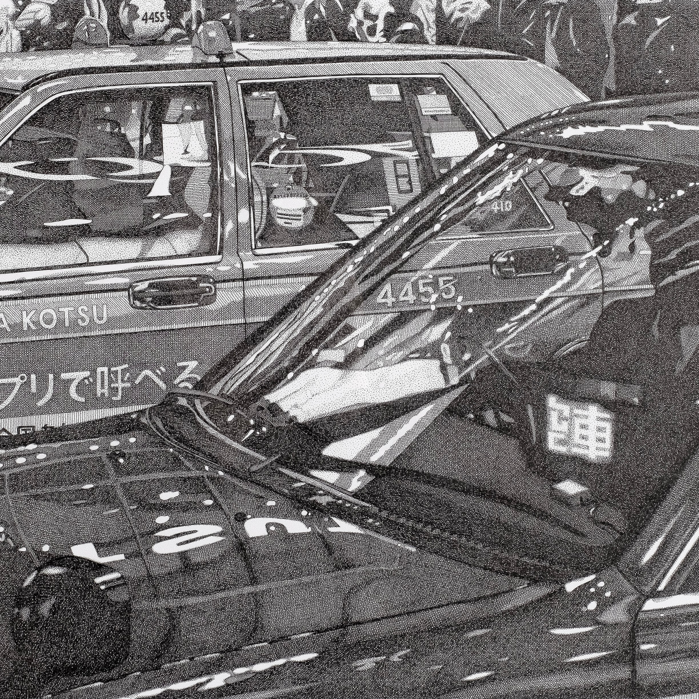 Tokyo Taxi Reflections - Image 4