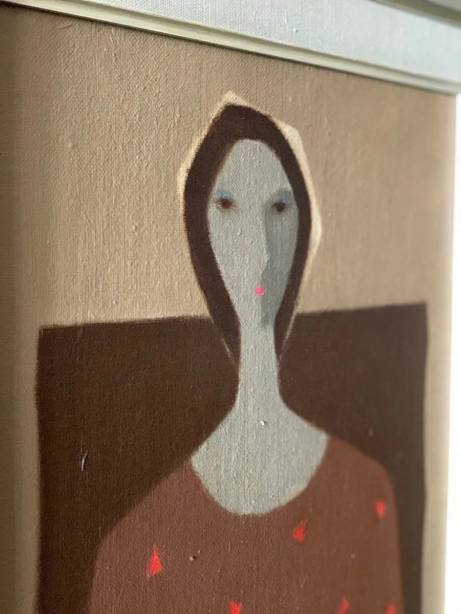 'Woman with Blue Flowers' by Fabian Lundqvist - Image 4